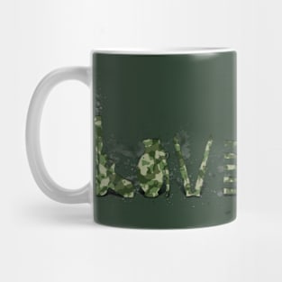 Love and War - Army Mug